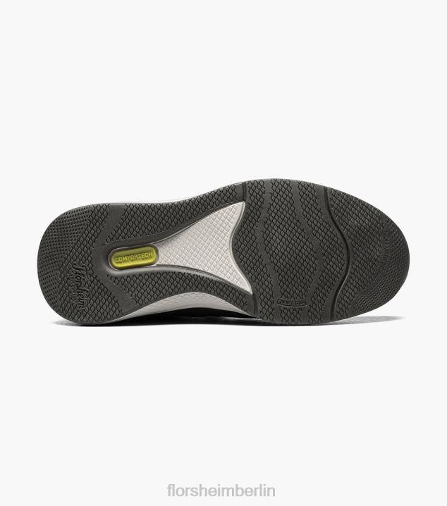 D280482 grau Schuhwerk Kinder Florsheim Venture jr. Venezianischer Slip-On aus Segeltuch