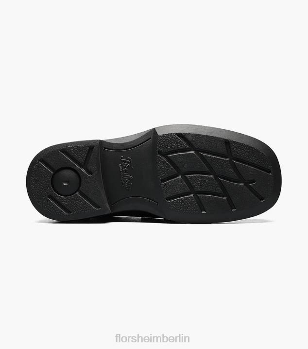 D280491 Schwarz Schuhwerk Kinder Florsheim Bogan Jr. II Moc Toe Slip-on