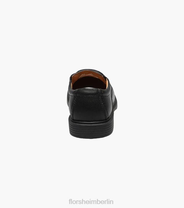 D280491 Schwarz Schuhwerk Kinder Florsheim Bogan Jr. II Moc Toe Slip-on