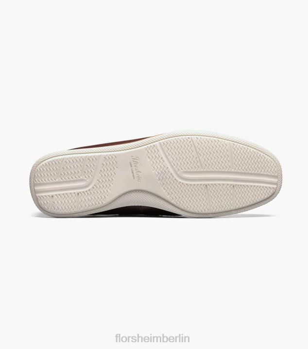 D280325 Schokolade Schuhwerk Männer Florsheim Atlantic Moc-Toe-Bootsschuh