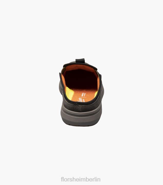 D280346 Olive Schuhwerk Männer Florsheim Java-Clog mit schlichter Zehenpartie