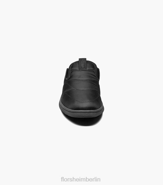 D280347 Schwarz Schuhwerk Männer Florsheim Java-Clog mit schlichter Zehenpartie