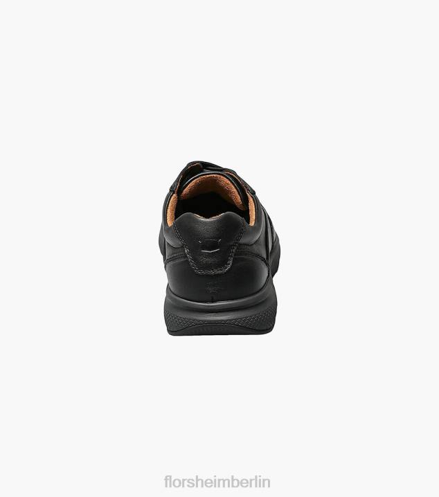 D280380 schwarz getrommelt Schuhwerk Männer Florsheim Toller Moc-Toe-Spaziergang an den Seen