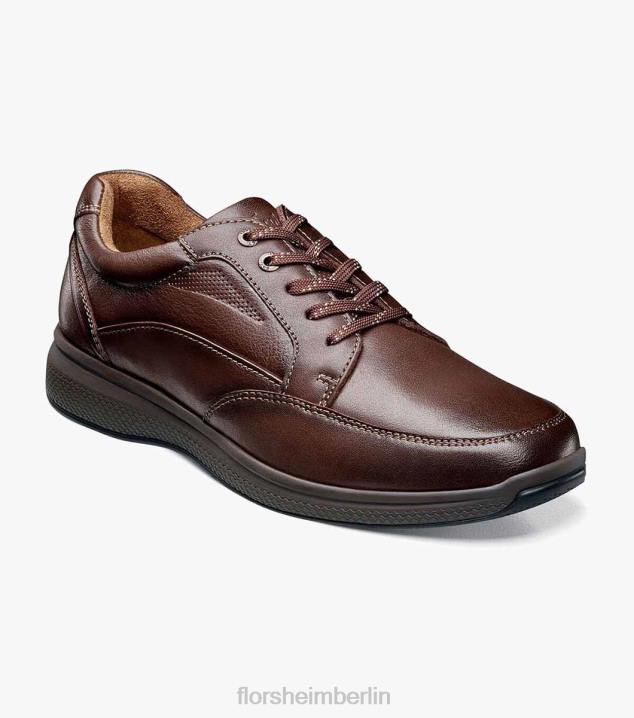 D280381 braun getrommelt Schuhwerk Männer Florsheim Toller Moc-Toe-Spaziergang an den Seen
