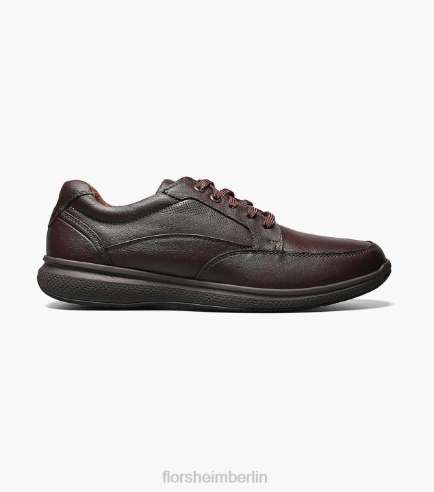 D280381 braun getrommelt Schuhwerk Männer Florsheim Toller Moc-Toe-Spaziergang an den Seen