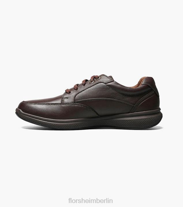 D280381 braun getrommelt Schuhwerk Männer Florsheim Toller Moc-Toe-Spaziergang an den Seen