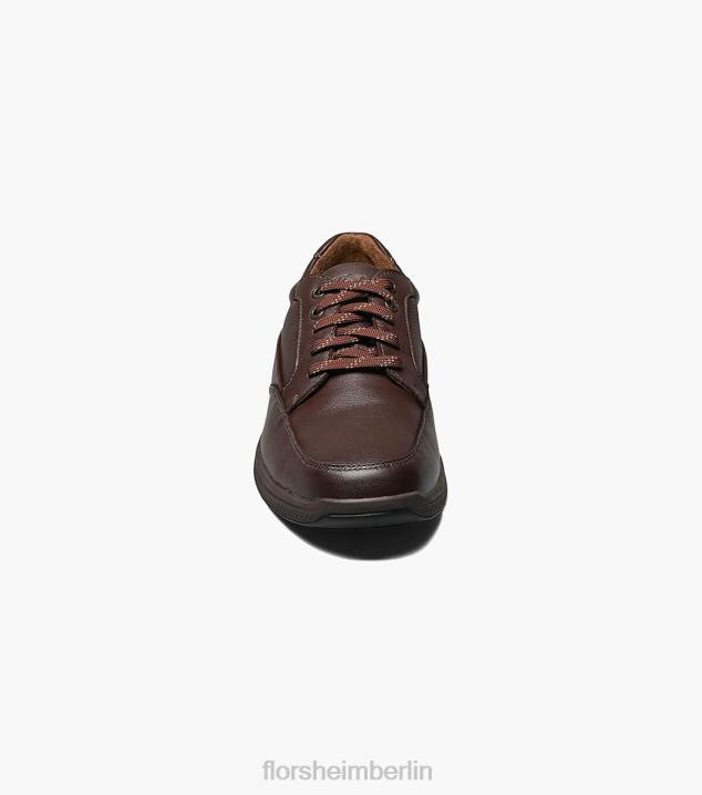 D280381 braun getrommelt Schuhwerk Männer Florsheim Toller Moc-Toe-Spaziergang an den Seen