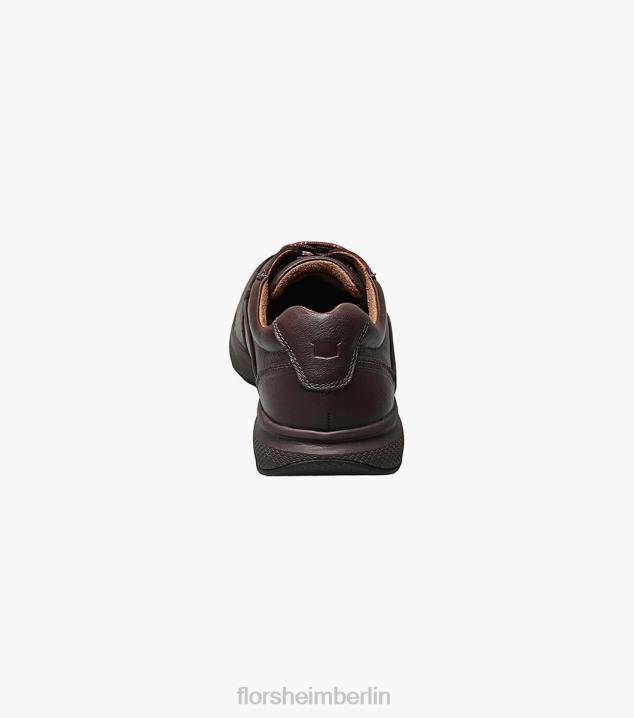 D280381 braun getrommelt Schuhwerk Männer Florsheim Toller Moc-Toe-Spaziergang an den Seen