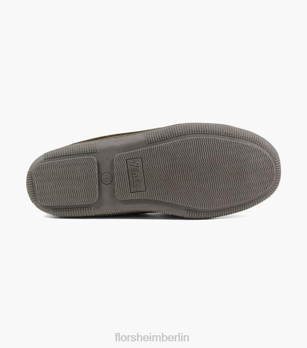 D280383 Schokolade Schuhwerk Männer Florsheim Gemütlicher Moc-Toe-Slipper zum Binden