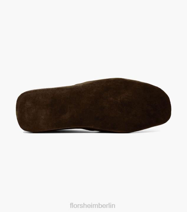 D280386 braun Schuhwerk Männer Florsheim Pareto Opera Moc-Toe-Slipper