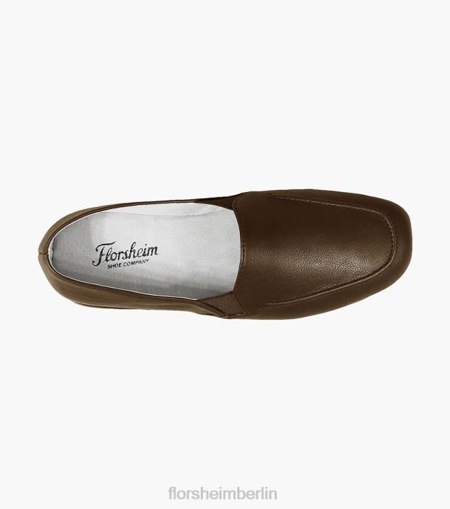 D280386 braun Schuhwerk Männer Florsheim Pareto Opera Moc-Toe-Slipper