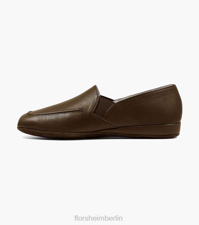 D280386 braun Schuhwerk Männer Florsheim Pareto Opera Moc-Toe-Slipper