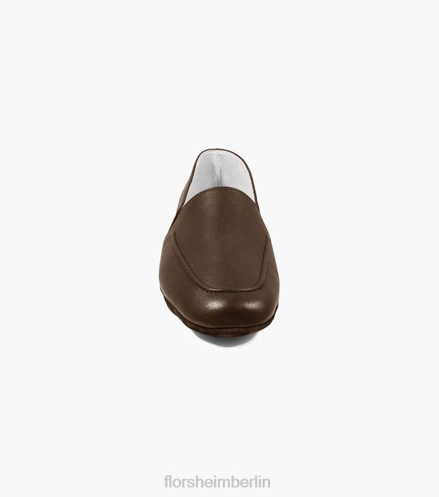 D280386 braun Schuhwerk Männer Florsheim Pareto Opera Moc-Toe-Slipper