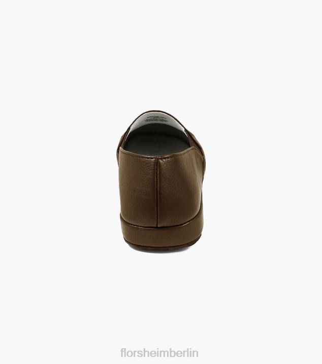 D280386 braun Schuhwerk Männer Florsheim Pareto Opera Moc-Toe-Slipper