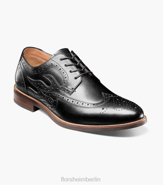 D280111 Schwarz Schuhwerk Männer Florsheim Uptown Spicy Wingtip Oxford