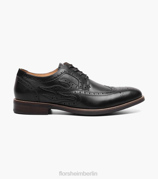 D280111 Schwarz Schuhwerk Männer Florsheim Uptown Spicy Wingtip Oxford