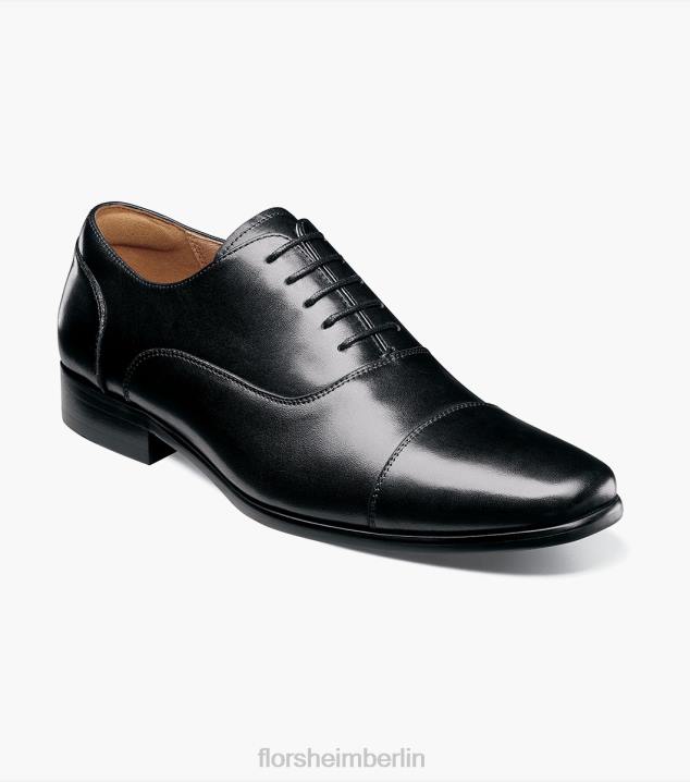 D280114 schwarz glatt Schuhwerk Männer Florsheim Postino 1 Cap Toe Balmoral Oxford