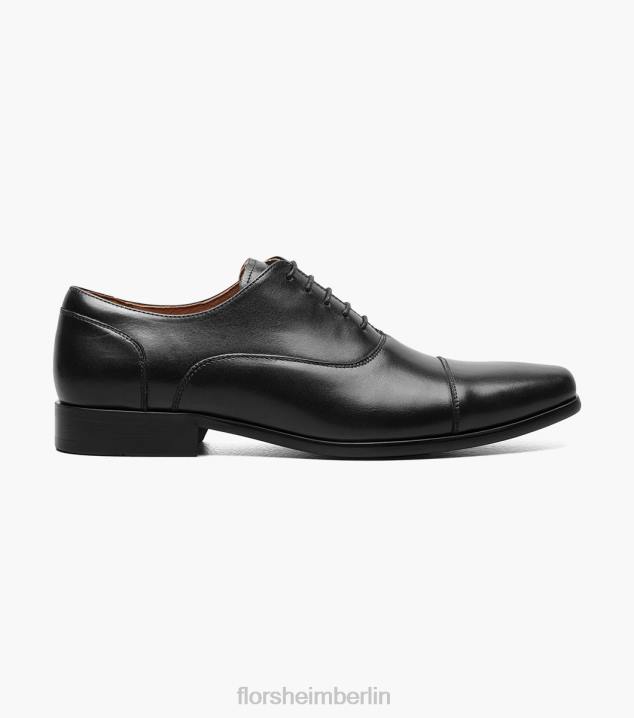D280114 schwarz glatt Schuhwerk Männer Florsheim Postino 1 Cap Toe Balmoral Oxford