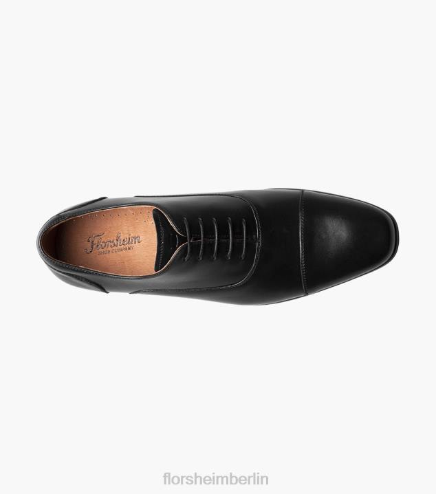 D280114 schwarz glatt Schuhwerk Männer Florsheim Postino 1 Cap Toe Balmoral Oxford