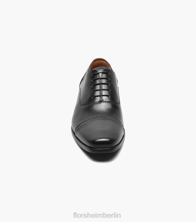 D280114 schwarz glatt Schuhwerk Männer Florsheim Postino 1 Cap Toe Balmoral Oxford