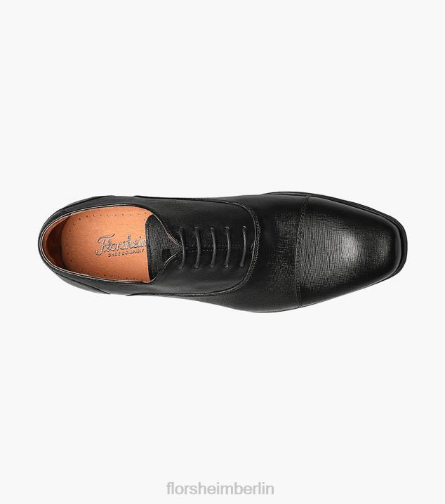 D280116 Schwarz Schuhwerk Männer Florsheim Postino 1 Cap Toe Balmoral Oxford