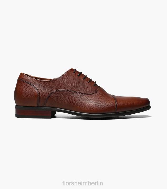 D280117 Cognac Schuhwerk Männer Florsheim Postino 1 Cap Toe Balmoral Oxford