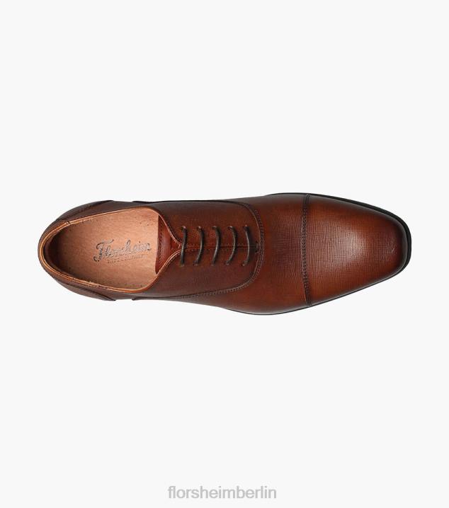 D280117 Cognac Schuhwerk Männer Florsheim Postino 1 Cap Toe Balmoral Oxford