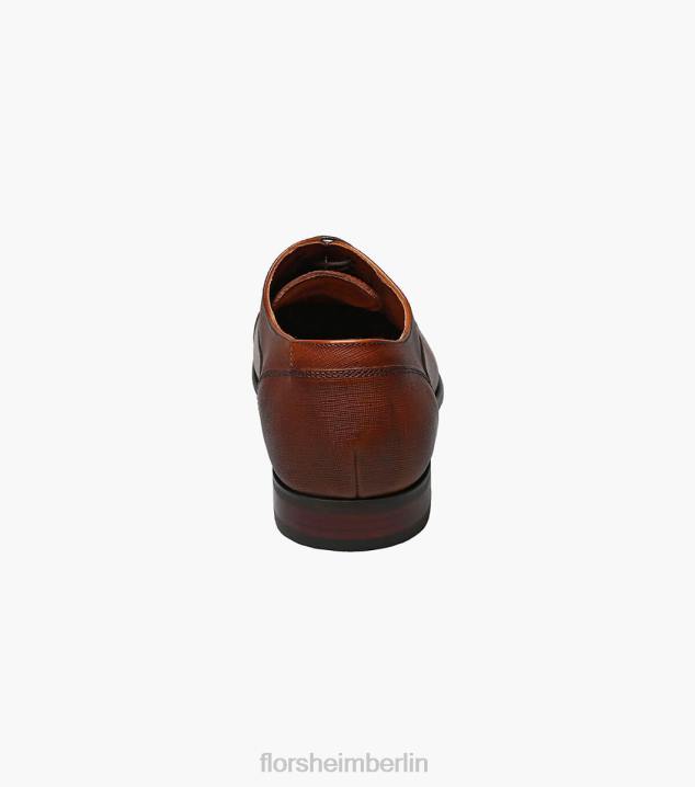 D280117 Cognac Schuhwerk Männer Florsheim Postino 1 Cap Toe Balmoral Oxford