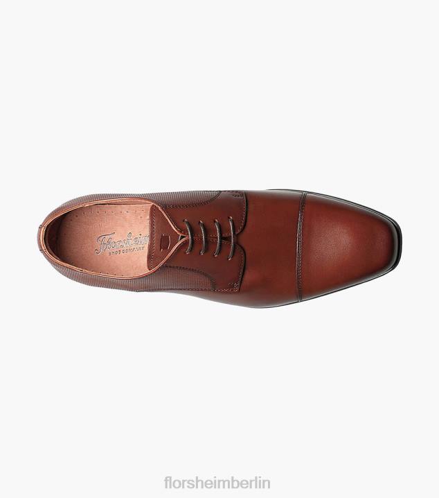 D280119 Cognac Schuhwerk Männer Florsheim Postino 1 Cap Toe Oxford