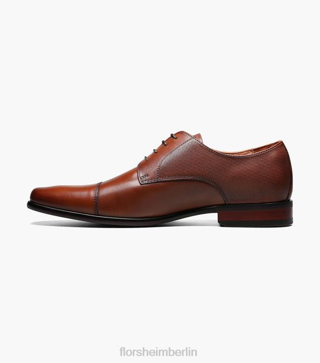 D280119 Cognac Schuhwerk Männer Florsheim Postino 1 Cap Toe Oxford
