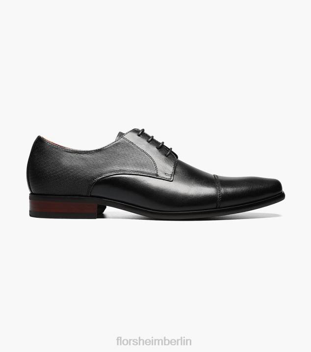 D280120 Schwarz Schuhwerk Männer Florsheim Postino 1 Cap Toe Oxford