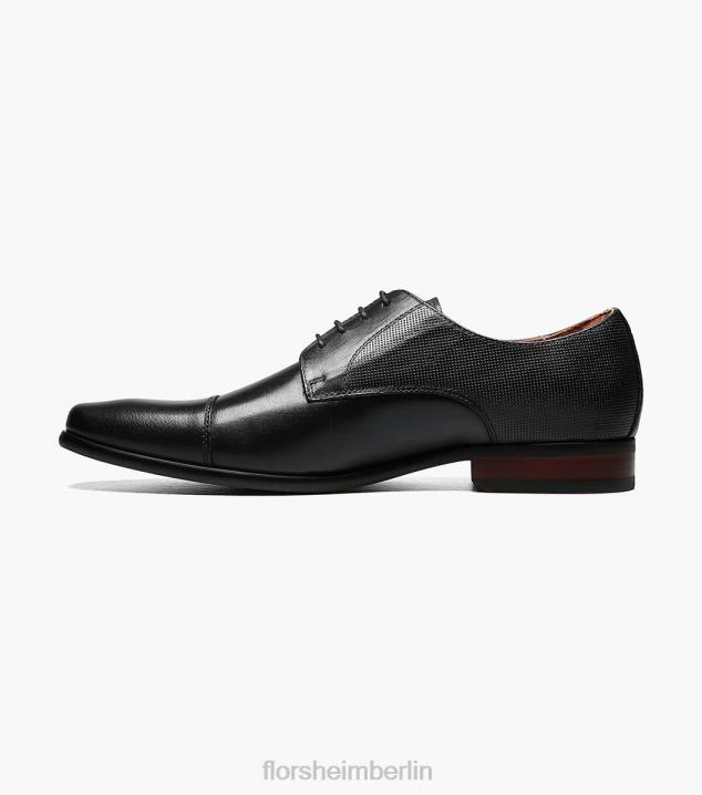 D280120 Schwarz Schuhwerk Männer Florsheim Postino 1 Cap Toe Oxford