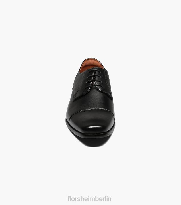 D280120 Schwarz Schuhwerk Männer Florsheim Postino 1 Cap Toe Oxford