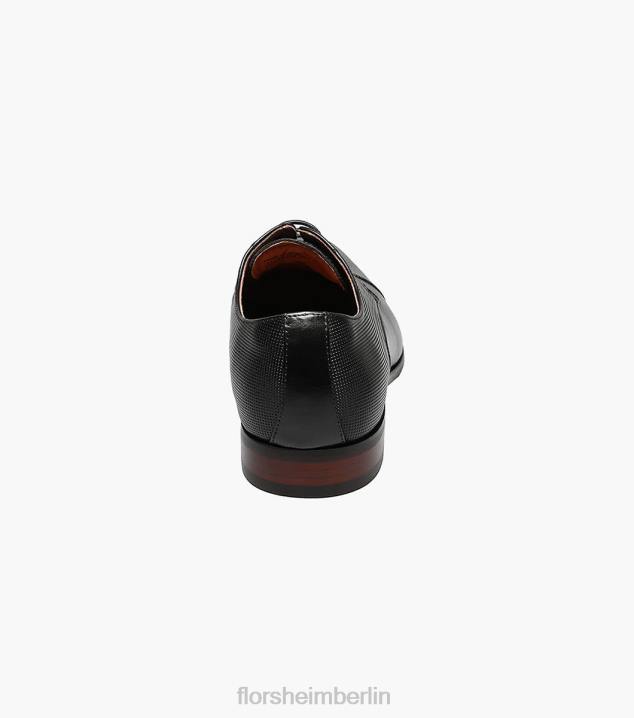 D280120 Schwarz Schuhwerk Männer Florsheim Postino 1 Cap Toe Oxford
