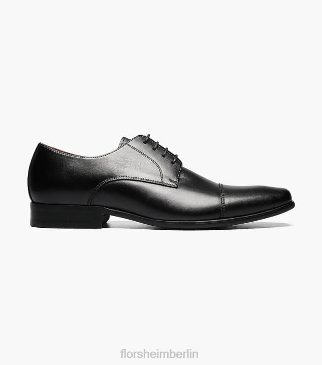D280121 schwarz glatt Schuhwerk Männer Florsheim Postino 1 Cap Toe Oxford
