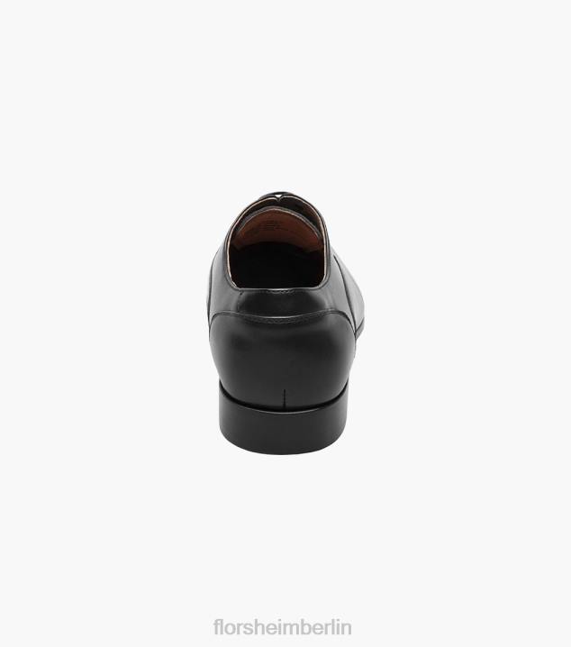 D280126 schwarz glatt Schuhwerk Männer Florsheim Postino 2 Plain Toe Balmoral Oxford