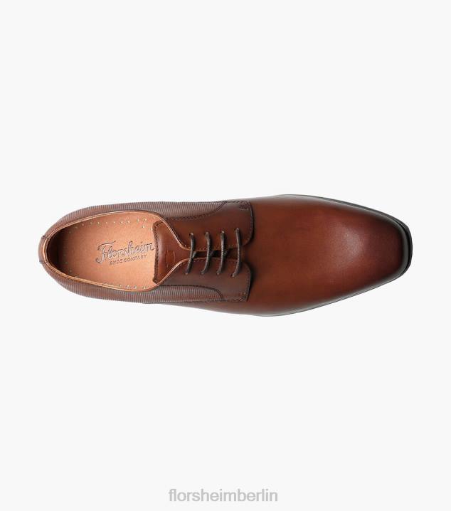 D280127 Cognac Schuhwerk Männer Florsheim Postino 2 Plain Toe Oxford