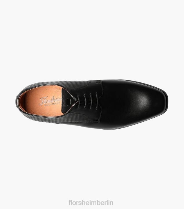 D280128 Schwarz Schuhwerk Männer Florsheim Postino 2 Plain Toe Oxford