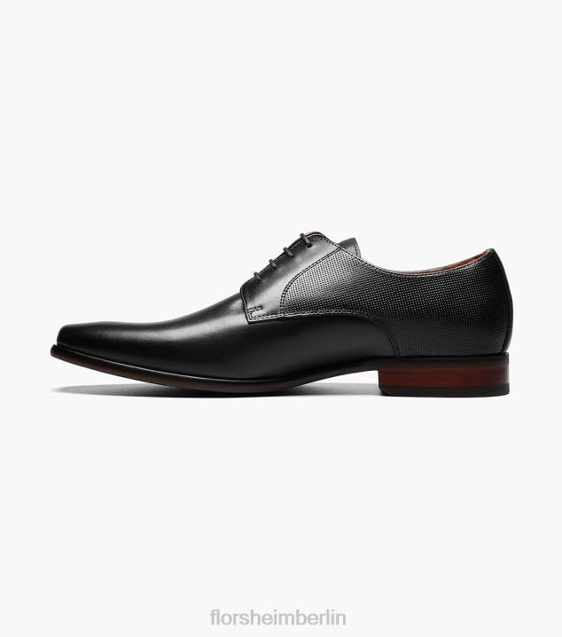 D280128 Schwarz Schuhwerk Männer Florsheim Postino 2 Plain Toe Oxford