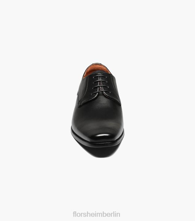 D280129 schwarz glatt Schuhwerk Männer Florsheim Postino 2 Plain Toe Oxford