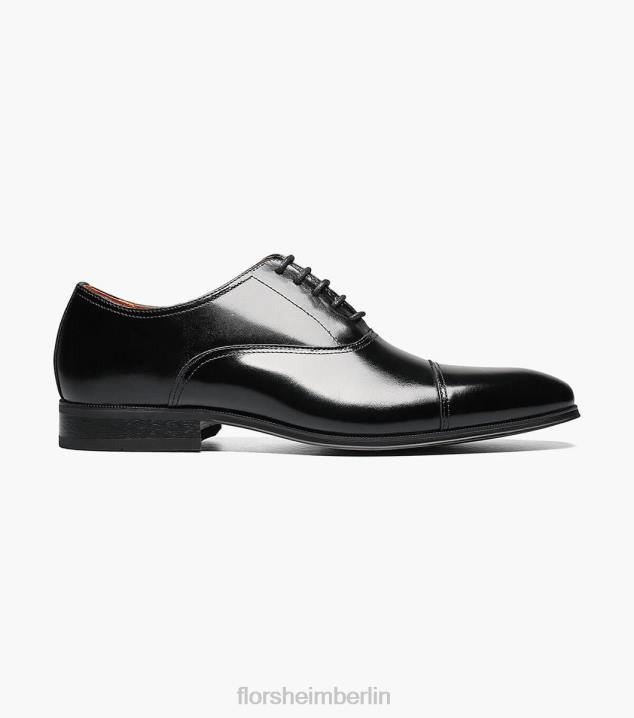 D280134 Schwarz Schuhwerk Männer Florsheim Corbetta Cap Toe Oxford