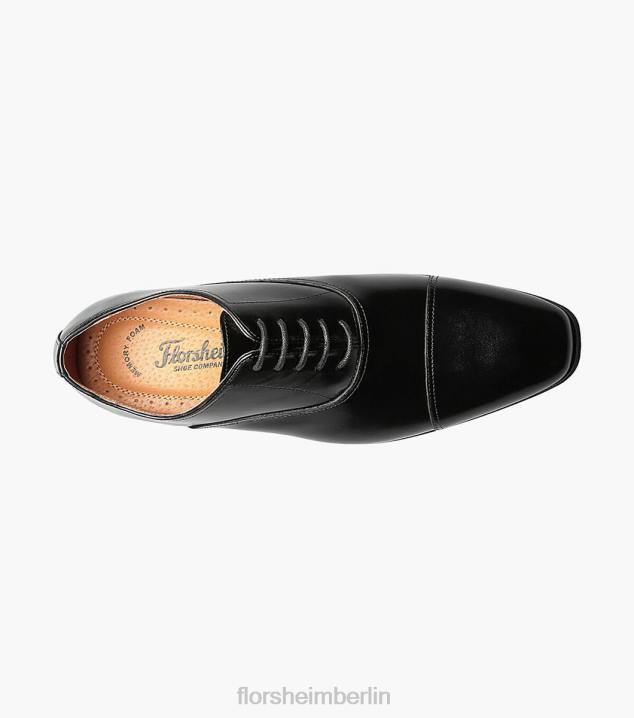 D280134 Schwarz Schuhwerk Männer Florsheim Corbetta Cap Toe Oxford