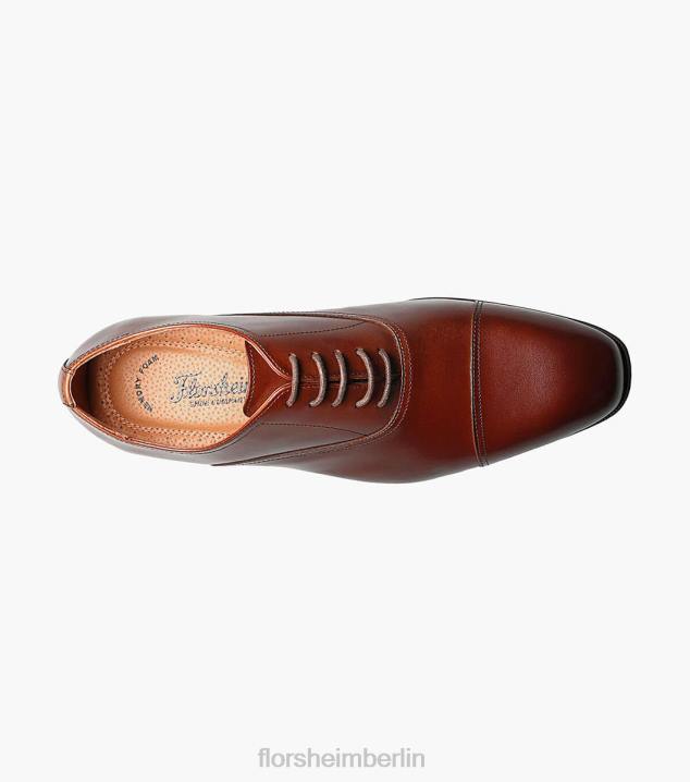 D280135 Cognac Schuhwerk Männer Florsheim Corbetta Cap Toe Oxford