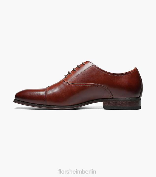 D280135 Cognac Schuhwerk Männer Florsheim Corbetta Cap Toe Oxford