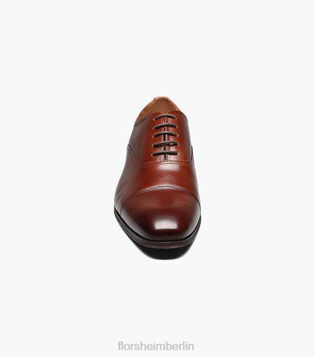D280135 Cognac Schuhwerk Männer Florsheim Corbetta Cap Toe Oxford