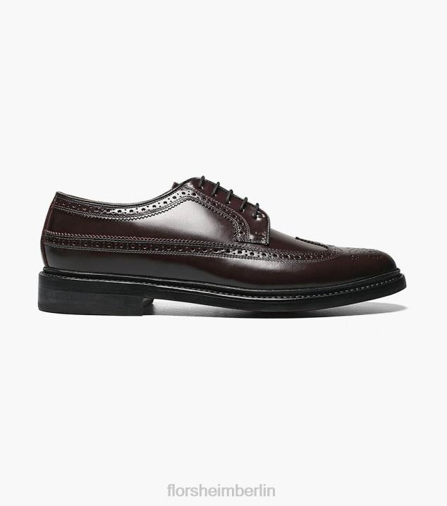D280136 Burgund Schuhwerk Männer Florsheim Kenmoor Wingtip Oxford