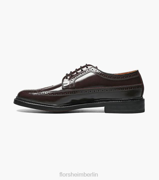 D280136 Burgund Schuhwerk Männer Florsheim Kenmoor Wingtip Oxford