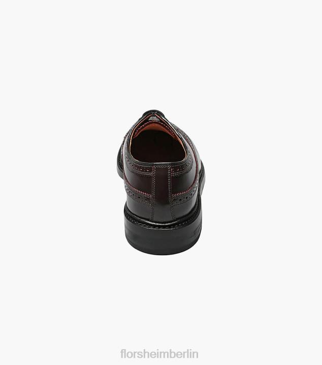 D280136 Burgund Schuhwerk Männer Florsheim Kenmoor Wingtip Oxford