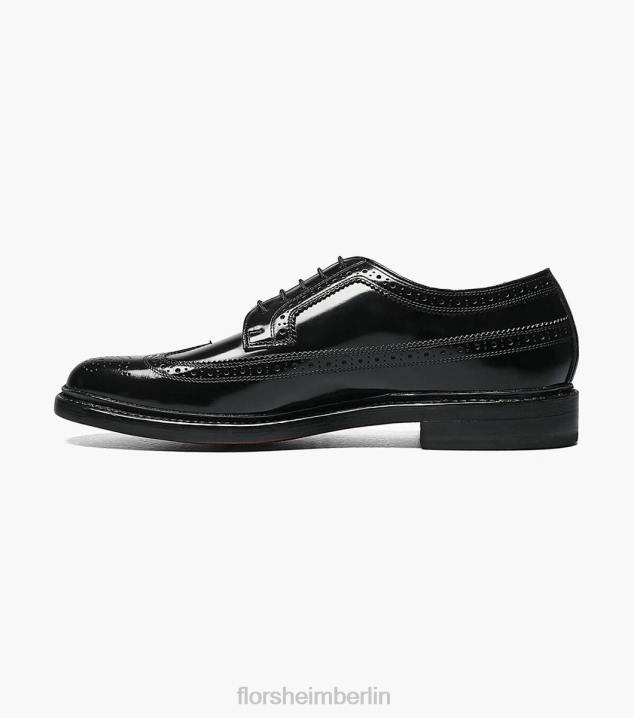 D280137 Schwarz Schuhwerk Männer Florsheim Kenmoor Wingtip Oxford