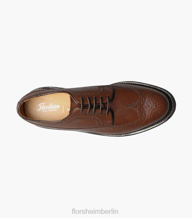 D280138 Cognac Schuhwerk Männer Florsheim Kenmoor Wingtip Oxford